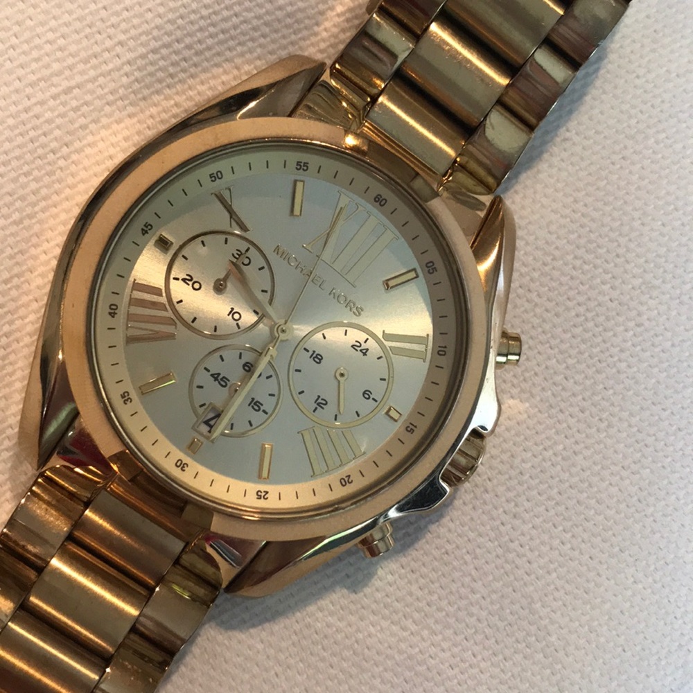 Michael Kors Chronograph Bradshaw Gold-Tone Watch